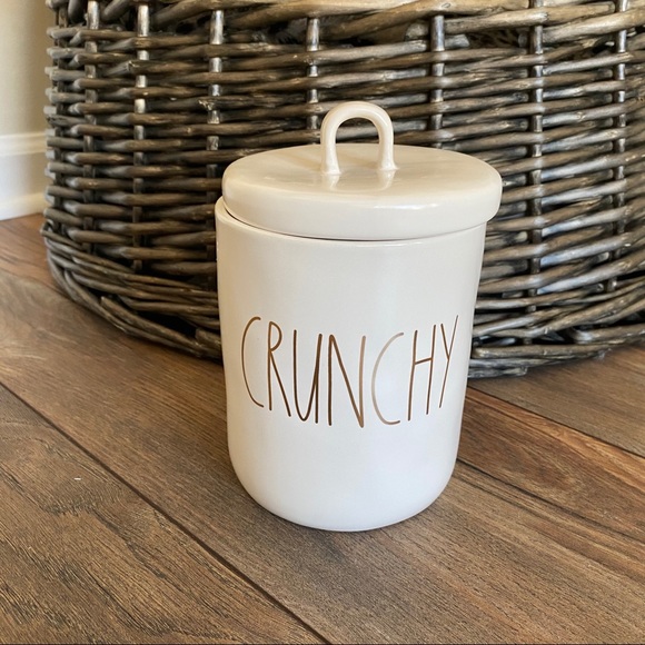 {new} {last one} Rae Dunn “Crunchy” Loop Canister - Picture 2 of 5